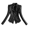 Leather Women's Jacket Autumn Korean Short Slim Bomber PU Jackets Female Zipper Windbreaker Blazer for Women Streetwear