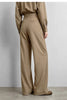 Minimalist Women Stripe Shirt Autumn Lapel Concealed Placket Loose Wide Leg Pants Casual Trousers Separate 12623109