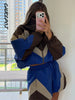 Women's Shorts 2 Pcs Sets Panelled Lantern Long Sleeve Ruched Zipper Loose Coats Lace Up Short Pants Chic Lady Sporty Outfit