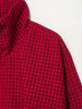 Ladies High Street Casual Chic Red Autumn Winter Women Jacket Outfits Plaid Stand Collar Zipper Loose Bomber Jacket Coat Female