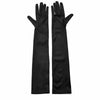 Women Multicolor 55CM Long Satin Ceremonial Gloves Elegant Retro Party Prom Cosplay Bridal Wedding Dress Accessories