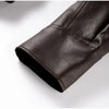 Women Leather Bomber Jackets Coats With Belt Notched Shoulder Pads Motorcycle Street Chic Short Outwear Solid Lace Up