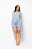 Spring Sexy Polka Dot Print Bodycon Dresses for Woman Deep V-neck Batwing Sleeve Dress Female Streetwear Vestidos