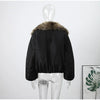 Elegant Fur Collar Hood Belt Long Cotton Jacket Women Zipper Drawstring Waist Parka Down Coat Winter Lady Warm Chic Outwear