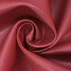 Autumn Winter Red Faux Leather Jackets Women Outwear Long Sleeves PU Leather Short Coats Outwear for Female