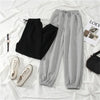 Gray women Sweatpants Autumn Baggy Oversize Sports Pants Black winter thick Joggers Streetwear Trousers