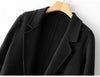 Women's Coat Pure Wool Plaids and Tweedst Camel Women's Coat Elegant Trench Coat