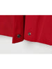 Red Short Jacket For Women Loose Fit V Collar Long Sleeve Coat Spring Autumn Female Street Outerwear