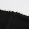 Elegant Long Sleeves Dresses Spring Women Bell Sleeve Long Dress Autumn High Waist Pullover Loose Knee Length Dress
