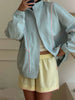 Autumn Y2K Women Stand Collar Zipper Jacket Color Contrast Stitching Loose Long Sleeve Casual Daily Short Outerwear Coat