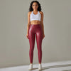 Women Black Pu Leather Pants High Waist Leather Sexy Leggings Trousers Warm Winter Leggings Fleece Trousers Women Thick Stretch