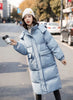 Down Cotton Jacket Women's Winter Clothing Korean Loose Cotton-Padded Coat Casual Long Overcoat Thick Warm Hooded Parka