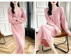 100% Merino Wool Women Long Dress Sweater V-Neck Pullover Long Dress Versatile Cashmere Knitwear Bottoming Clothing