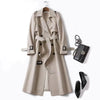 Women's High-quality Temperament Commuting Loose Casual Korean Style Coat Over the Knee Women's Coat