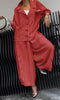 Spring Fall Women's 2 Piece Set Suit Office Lady Floral Striped Loose Blazer Casual Wide Leg Pants Suits For Women Clothing