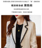 Autumn Winter Ladies Casual Blazer Women Black Green Beige Plaid Jacket Female Long Sleeve Single Breasted Slim Coat