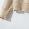 Spring Women's Cardigan 100% Cashmere Knitted Sweater Chic Tops Cashmere Coat Casual O-Neck Loose Women Cardigan