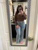 Women Flare Stretch Moustache Jeans Skinny Bell Bottom High Waist Gray Denim Pants Lady Classic Y2K Punk Long Trousers