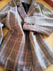 Spring Autumn Plaid Suit Jacket Women Casual Blazers Small Coat Lady Outerwear Loose Tops Female Lattice Blazers