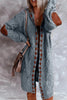 Vintage Women Oversized Hooded Long Cardigan Knitted Sweater Jumper Sweaters Knitted Plaid Casual Brown Coat Jersey Mujer Jacket