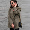 Women's Blazer Spring Office Wear Woman Outerwears Black Green Gray Blazer Long Sleeve Coats Blazers Fitted Suit Jacket 066