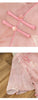 Chinese Style Pink Bamboo Jacquard Qipao Party Dress for Women Elegant Mandarin Collar Maxi Dress with Tassel Decor