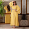 Abaya Diamonds Muslim Elegant Women Dresses Caftan Moroccan Dubai Kaftan Gown Evening Party Eid Long Maxi Dresses