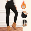 Women Velvet Leggings with Pockets Autumn Winter Warm Fleece Tights Velvet Solid Color Prevent Cold Leggings Stretch Leggings