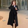 Trench Coat Women Double-Breasted Trenchcoat Lace Female Autumn Casual Coats Windbreaker Outwear Raincoat Streetwear