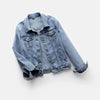 Ladies Denim Jacket Spring Autumn Long-Sleeve Women Cowboy Outerwear Elegant Single-Breasted Female Jeans Coat