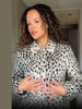 Retro Leopard Print Faux Fur Short Jacket Chic Lapel Collar Single Button Long Sleeve Coat Autumn Daily Lady Casual Streetwear