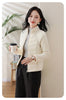 Women's Short Lightweight Down Cotton Coat Autumn Winter Stand-up Collar Zipper Puffer Parkas Jacket Casual Windproof