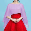Women's Chiffon Cape Bolero Femme Mariage Chalas Mujer Evening Wedding Bridal Jacket Wraps Accessories Peleryna Cloak Boda Shawl