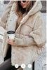 European American Women's Solid Color Casual Simple Basic Spliced Hooded Quilted Coats Female Parkas Clothes