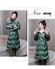 Winter Large Fur Collar Belt Thicken Down-cotton Jacket Women's Mid-length Coats Warm Slim Puffer Jacket Windbreaker Jacket
