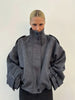 Elegant Women's Short Woolen Coats Stand Collar Double Breasted Long Sleeve Female Jacket Autumn Winter Lady Warm Outwear
