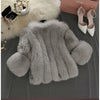 Women Imitation Fur Coat Short Slim Splicing Outwear Thicken Warm Jacket Temperament Casual Out coat Solid Color
