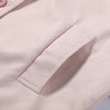 Women's Pink Belted Jacket Stand Collar Double Breasted Long Sleeve Slim Trench Coat Casual High Street Jackets
