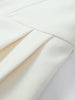 Women Solid Waist-cinching Blazer Mini Dress Chic Full Sleeve V-neck Slim Dresses Sexy Lady Daily Commute Office Vestidos