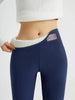 Women's Warm High Waisted Leggings For Autumn and Winter Elastic and Comfortable Flattering Fit Durable Fabric