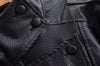 Women Pu Leather Black Coats Stand Collar Long Sleeve Zipper Jacket Woman Vintage High Street Pu Jackets