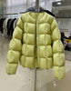 Winter Fluffy Puffer Jacket Women Thicken Warm Oversized Baseball Collar 90% White Duck Down Short Casual Coat