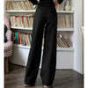 Women Loose Jeans Female High Waist Streetwear Designer Wide Leg Trousers Female Classic Gray Goth Straight Leg Pants