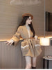 Women Winter Cashmere Wool Woolen Jacket Real Natural Fox Fur Pocket Coat Ladies Outwear Jacket