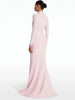 High Street Designer Party Vestido Women's Standing Collar Beaded Diamonds Sequin Hollow Out Long Maxi Dress
