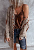 Vintage Women Oversized Hooded Long Cardigan Knitted Sweater Jumper Sweaters Knitted Plaid Casual Brown Coat Jersey Mujer Jacket