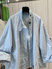 European and American Style Stand-neck Mid-length Women's Coat Solid Color Zipper Spring Oversize Trench Coats