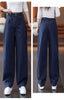Army Green Wide-Leg Overalls Pants Women Spring Autumn 2026New Drape High Waist Trousers Loose Slim Narrow Straight Pants Female