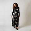 AW26 Women Floral Printing Slip Dress Elegant Lady Clothing V-neck