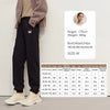 Tapered Sweatpants Winter Versatile Thicken Warm Women's Pants Butterfly Embroidery Fit Casual Trousers 12544153